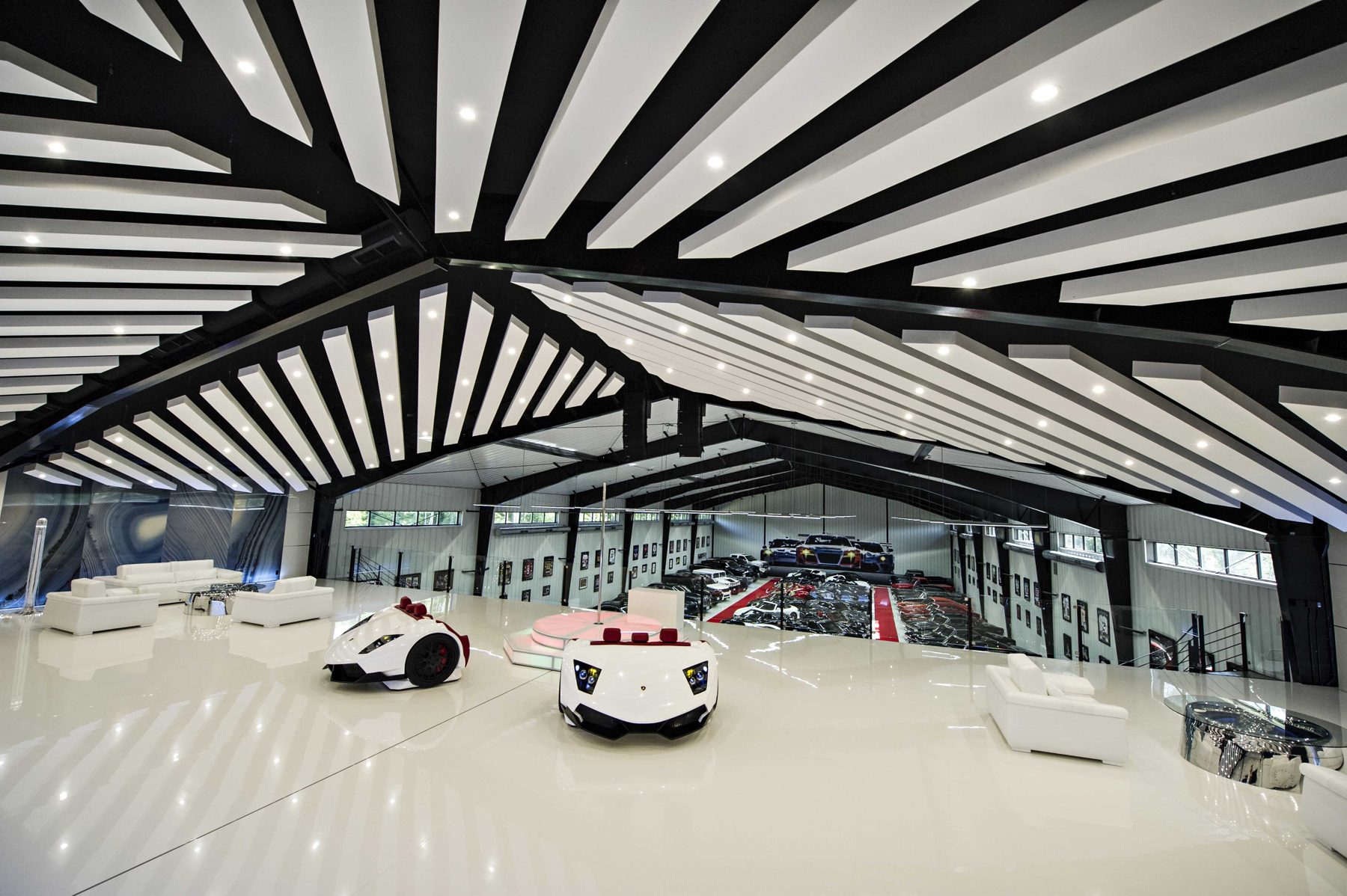 The Collector's Estate — 16,000 sq ft automotive gallery residence by Basal Master Builds